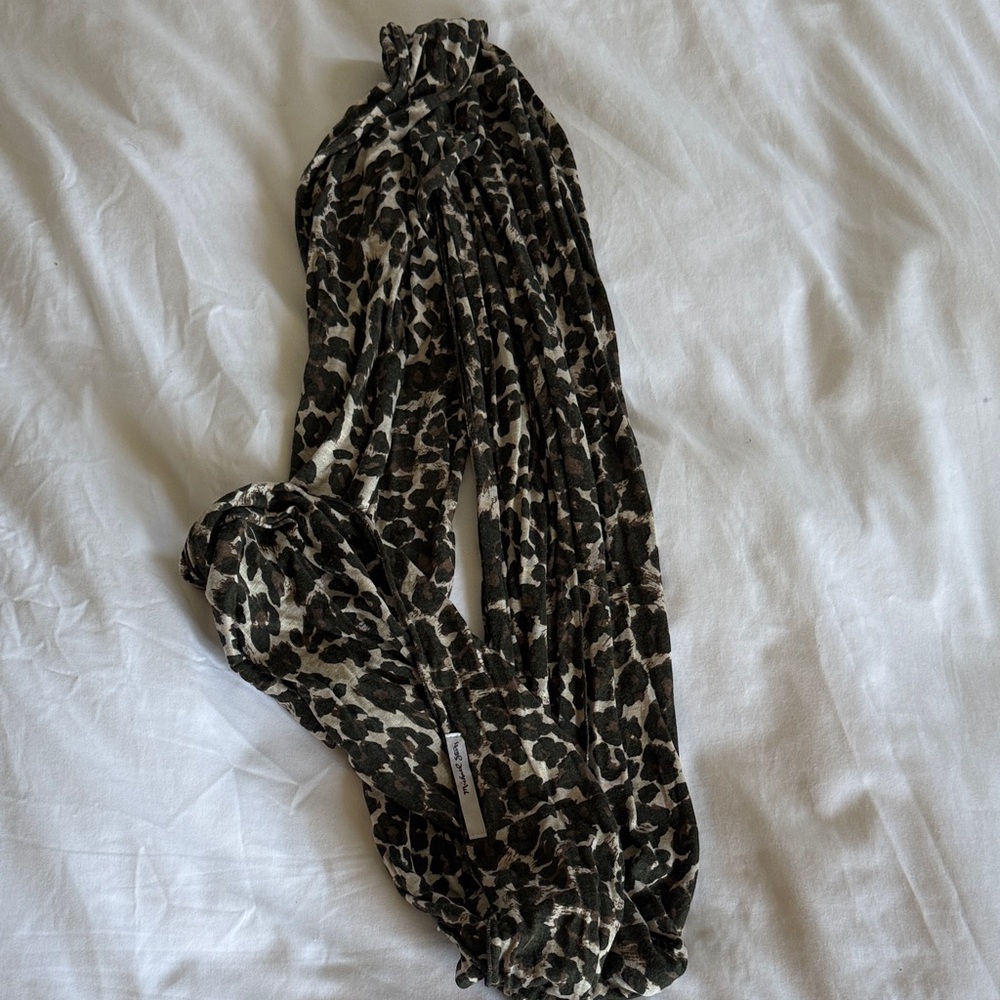 Michael Stars Animal Print Infinity Scarf